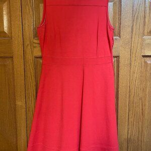 Red Lands End Midi Dress
